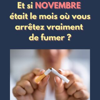 C’est le MOIs SANS TABAC !! Je vous propose un seul rdv de 2h pour travailler à votre libération. 
Qu’est-ce qui se cache derrière votre envie d’arrêter de fumer ? C’est ce qu’on va découvrir ensemble. Et ce n’est pas dans la contrainte qu’on arrête mais par une motivation et une ambition personnelle plus forte 💪 !
Alors prêt (e)??
Je vous attends en mp ou sur Medoucine.com
https://www.medoucine.com/consultation/rennes/sophie-sourdin/6265