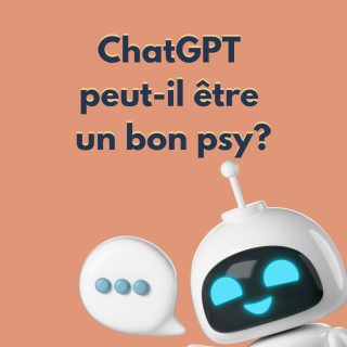La thérapie repose sur un lien 🔗, l’alliance thérapeutique entre deux individus… ce lien fait de confiance et d’une présence émotionnelle.
ChatGPT est très utile mais il ne ressent rien 🙈et n’entend pas 🙉 ce qui n’est pas dit (mais observable en relation : les micro expressions, la respiration, les silences…) alors pour améliorer votre bien-être ⭐️🌸💫, n’hésitez pas à me contacter !